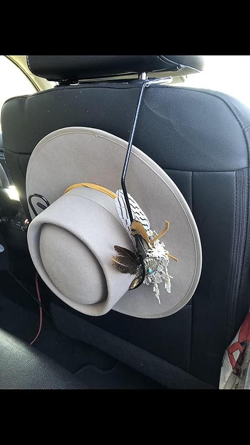 Cowboy Hat Holder for Truck & SUV – The Original Patented Design – American Made Powder Coated Steel