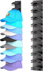 Hat Organizer for Baseball Caps, Hat Rack for Wall with Strong Adhesive Hold up to 10 Hats, Hat Hanger Holder Display for Door Closet, Cap Organizer Storage Multilayer Two Mounting Option(Black)