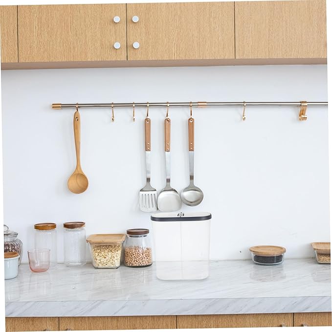 Airtight Rice Storage Container with Divided Compartments Sealed Food Storage Bin for Kitchen Organization PP Material for Grains Cereal Beans and Flour