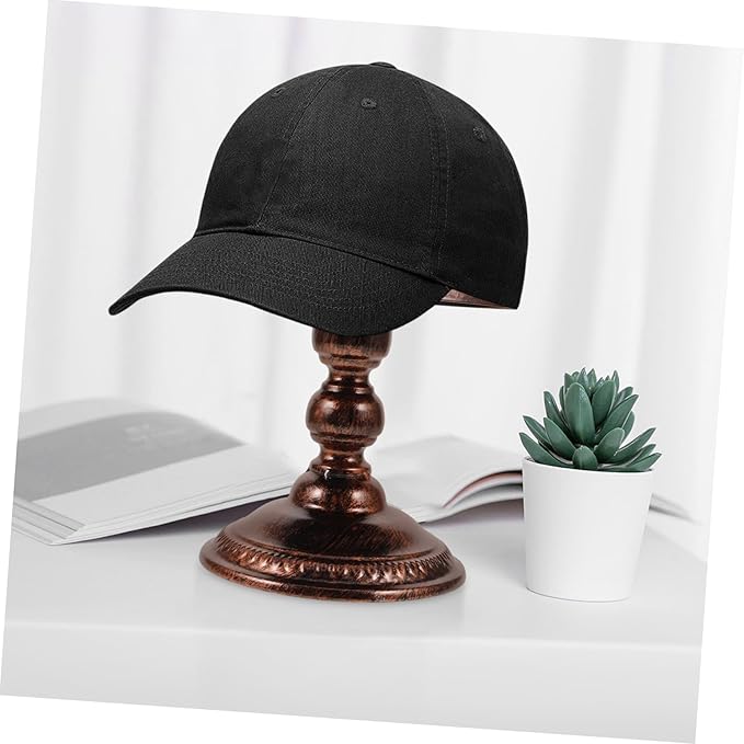 ULTECHNOVO Baseball Cap Hat Rack Stand Holder Display Case Freestanding Metal Dome