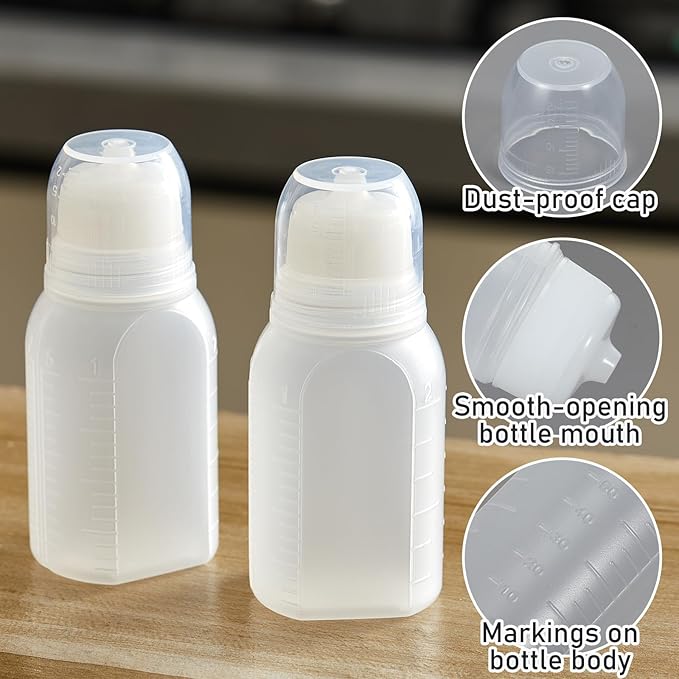 10 Pcs Camping Portable Spice Set Kit with 4 Spice Containers, 4 Sauce Bottles, 1 Pepper Grinder, and 1 Storage Bag for Outdoor Travel, Camping, BBQ, and Picnics