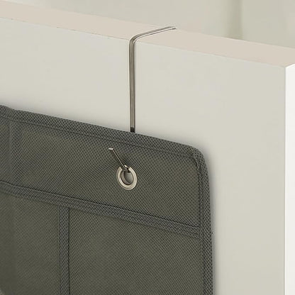 24/28 Grid Shoes Organizer Over The Door Hanging Shoe Rack Wall-Mounted Storage Holder for Bedroom Closets Door Hanger