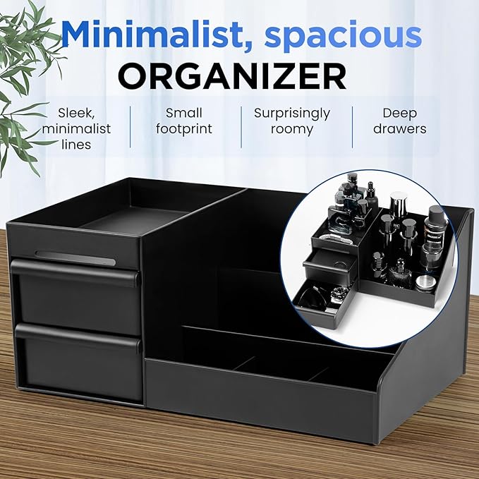 EXIN DECHEN Cologne Organizer for Men,Cologne Stand,Organizador de Perfumes,Estante Para Perfumes,Dresser Organizer Countertop,Mens Bedroom Essentials,Room Decor for Mens,Gifts for Men