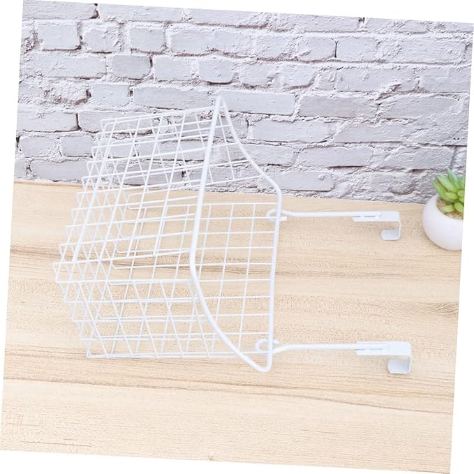 Healifty Door Hanging Storage Basket Hanging Rack for Cabinet Wardrobe Desk Cabinet Storage Basket