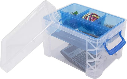 AVT37375 - Advantus Super Stacker Divided Storage Box