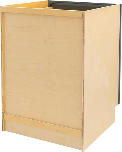 Quicklock RTA (Ready-to-Assemble) | Base Kitchen Cabinets - Shaker Style | Made in America (Needlepoint Navy, 24" Wx34.5 Hx24 D Base)