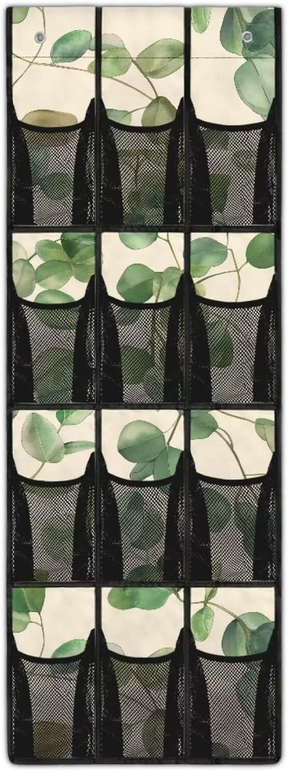 Eucalyptus Design Over The Door Shoe Storage,Back of Door Shoe Organizer,Hanging Garage Storage Rack,Hanging Shoe Organizer,Classroom Headphone Storage,Over The Door Shoe Organizer