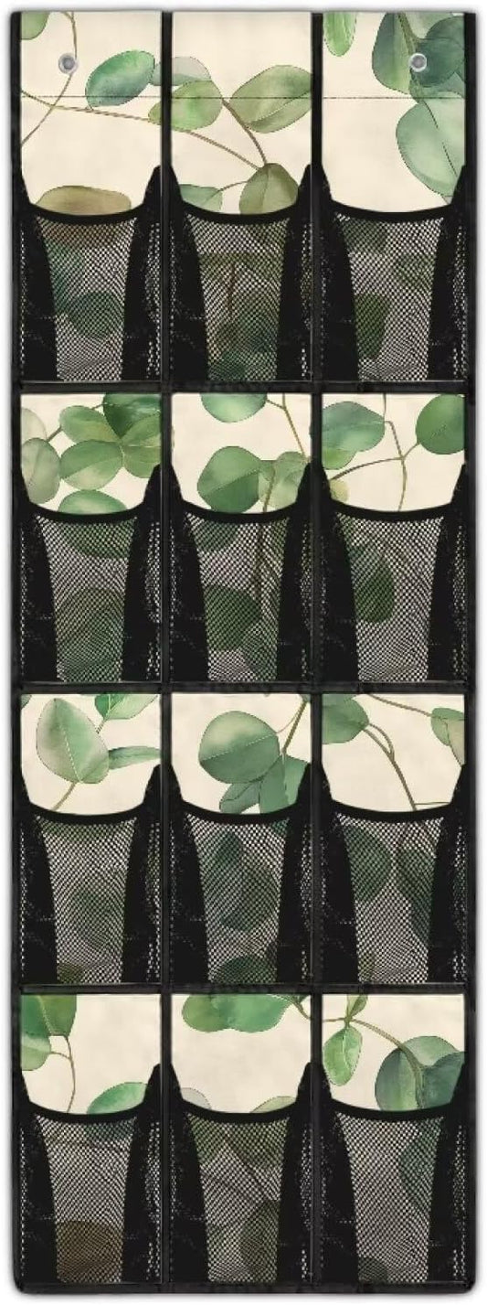 Eucalyptus Design Over The Door Shoe Storage,Back of Door Shoe Organizer,Hanging Garage Storage Rack,Hanging Shoe Organizer,Classroom Headphone Storage,Over The Door Shoe Organizer