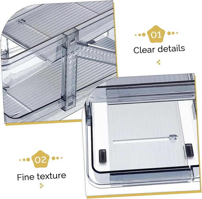 LABRIMP Double Tier Fridge Can Organizer Beverage Dispenser for Beer Wine and Soda for Home and Kitchen Storage