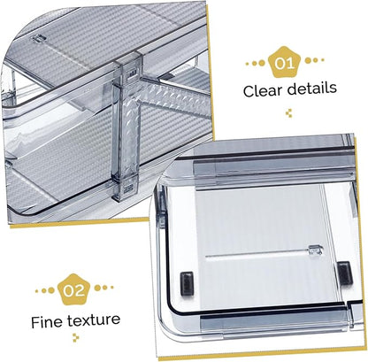 LABRIMP Double Tier Fridge Can Organizer Beverage Dispenser for Beer Wine and Soda for Home and Kitchen Storage