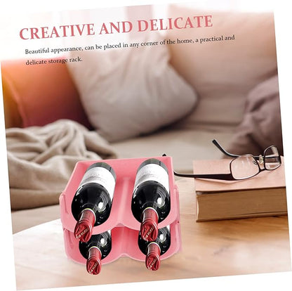 4pcs Material Drawer Storage Rack Soda Can Organizer Stackable Wine Storage Rack Easy to Use Kitchen