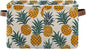 Large Storage Basket Pineapples Storage Bin Cube Canvas Fabric Organizer Handles Collapsible for Clothes Toys Bedroom Decorative