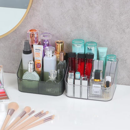 Grean Makeup Brush Holder Organizer for Vanity, Bathroom Countertop Organizer 5 Cups, Toiletry Organizer, Storage & Display for Skincare, Perfume, Hairbrush, Sunglasses & Desk Accessories