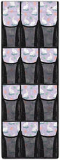 Easter Bunny Egg Over the Door Shoe Organizer 12 Large Mesh Pockets Sturdy Oxford Fabric Shoe Rack for Front Door Entrance Hanging Shoe Rack