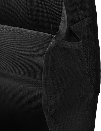 LiebeWH 2 Tier Hanging Shoe Rack Door Mounted, Thickened Oxford Cloth Shoe Organizer with Ventilation Holes, Space Saving Storage for RV Camping Dorms Moving (Black)