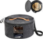 Hat Box, 15.7x7.8x15.75in, Foldable Storage Box with Lids for Women & Men, Travel Hat Boxes for Storage, Dark Gray