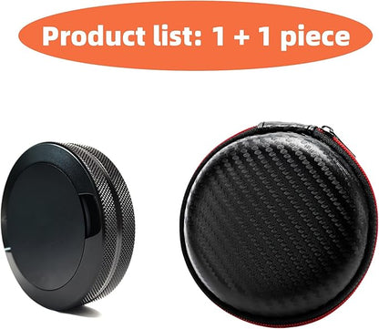 3.5 Upgraded Pouches Can Holder Pouch Container Metal Pouch Tin Portable Exquisite Zipper Case (BLACK)