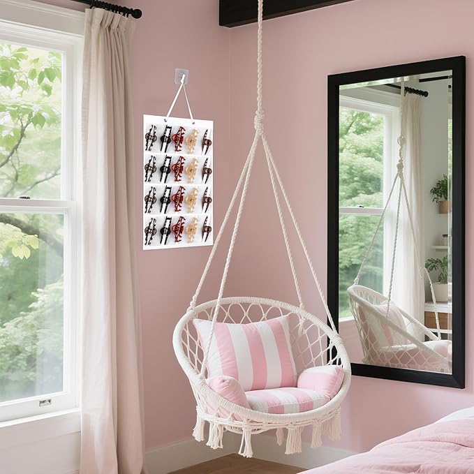 Claw Clip Organizer, 5 Tier Hanging Hair Clip Organizer, Hair Clips Holder for Wall, Door, Closet(NO ACCESSORIES INCLUDED)