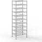 21" Deep x 30" Wide x 86" Height Wire Shelving Kit | 10-Tier | NSF Commercial Storage Rack Unit