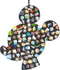 Hanging Brooch Pins Organizer Enamel Pin Display Cute Cartoon Shape Brooch Pin Display Storage Holder for Brooch Pin(Without Accessories ) (black-mouse-hole)