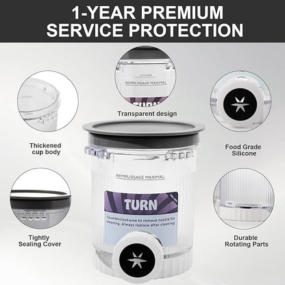 2 Pack Creami Swirl Pints and Lids for Ninja NC700 NC701 Series Accessory,16oz Creami Pint with Ice Cream Makers Compatible for Ninja Swirl Ice Cream & Soft Serve Makers BPA Free & Dishwasher Safe