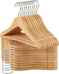 Baby Hangers, 20 Pack Natural Wooden Kids Hangers for Closet, Premium Children's Clothes Hangers with 360° Swivel Hook