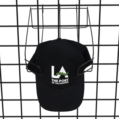 Grid-wall Cap Display Rack for Displaying Fitted Hats, Snapback Hats, Unstructured, and Ball Caps (Quantity 5) (5)