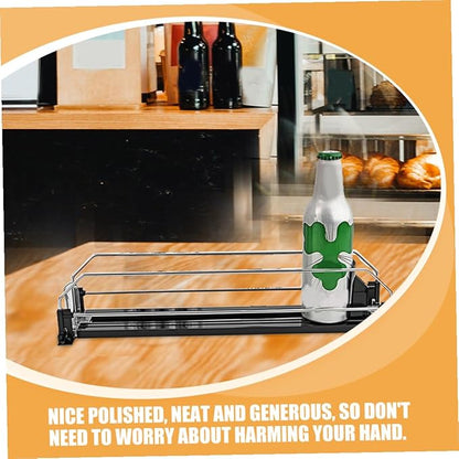 IMIKEYA Automatic Pusher Can Organizer for Drinks Stable Material Easy Install Refrigerator Soda and Beer Beverage Dispenser Suitable for Bottles and Cans