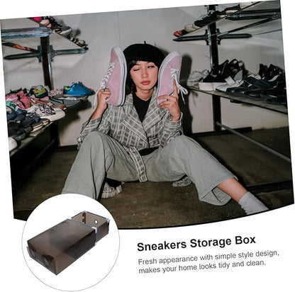 2pcs Plastic Storage Boxes Drawers Home Organizers for Shoes Underwear Socks Compact