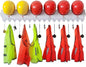 Wall Mounted Hard Hat Rack Hanger Hook Safety Helmet Holder Organizer, Construction Worker Hard Hat Fixer Placement helmet Hanging Fall Protection Rack, for Workshop Office resting Room Lounge