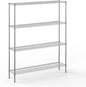 14" Deep x 60" Wide x 74" Height Wire Shelving Kit | 4-Tier | NSF Commercial Storage Rack Unit
