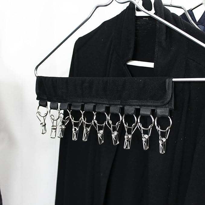 LAMINET Hanger Hat Rack Organizer Hats, Purses, and other items for up to 10 items Easy Assembly Fits any Standard Hanger