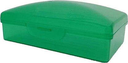 American Comb: Soap Box Green, 1 Ct - Made in The USA - Soapbox with Hinged Lid and Secure Latch