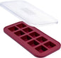 Souper Cubes 2 Tbsp. Silicone Freezer Molds - Perfect for Storing Garlic, Herbs, Ginger, Pesto, Tomato Paste, Lemon Juice, Purees and More - Cranberry – 1-Pack