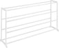Whitmor 4 Tier 20 Pair Floor Shoe Rack - White