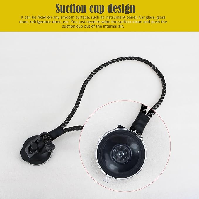 2PCS Cowboy Hat Mounts for Your Vehicle,Hat Holder for Truck Seat Car Accessories,Suction Cups are Available for Cars/Trucks/ Home Doors (Black)