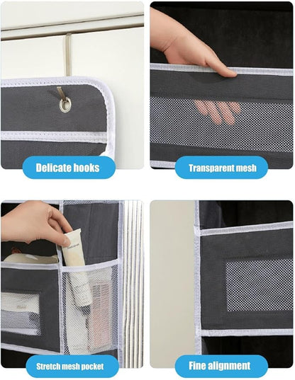 Closet Door Organizer, Large Capacity Closet Cabinet Storage Bag, Space Saver Bag for Bra Underwear Underpants Socks