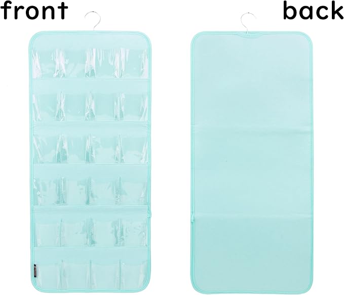 PACMAXI Over The Door Shoes Organizer for 12 Pairs of Baby Shoes Boys Girl, Hanging Baby Sole Shoe Organizer with Hanger (Felt Material-Mint Green)