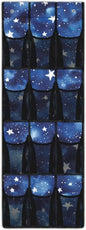 Galaxies Door Hanger Organizer Mesh Fabric Behind Door Organizer for Closet 12 Pockets Shoe Holder Hanger Space Saving Wall Hanging Storage for Office