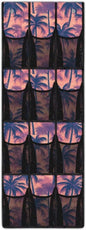 Coconut Tree Over the Door Shoe Organizer 12 Large Pockets Hanging Shoe Rack for Closet Sturdy Oxford Fabric Shoe Storage Organizer