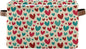 Bolaz Large Storage Basket Vintage Teal Red Cute Hearts Foldable Storage Box Organizer Bins with Handles for Bedroom Home Office