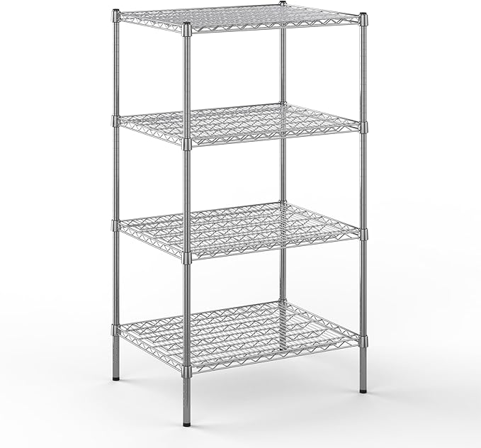 24" Deep x 30" Wide x 54" Height Wire Shelving Kit | 4-Tier | NSF Commercial Storage Rack Unit