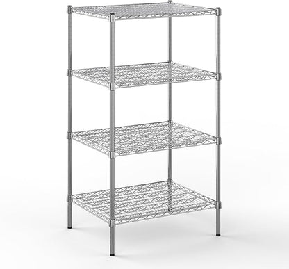 24" Deep x 30" Wide x 54" Height Wire Shelving Kit | 4-Tier | NSF Commercial Storage Rack Unit