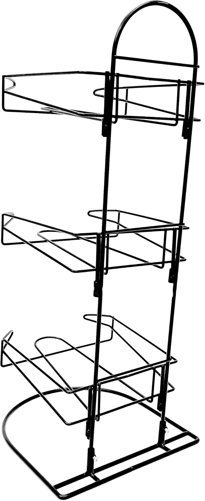 FixtureDisplays® Counter Hat Display with 3 Pockets for Displaying Multiple Hats, Caps or Similar Types of Headwear 10047-FBA