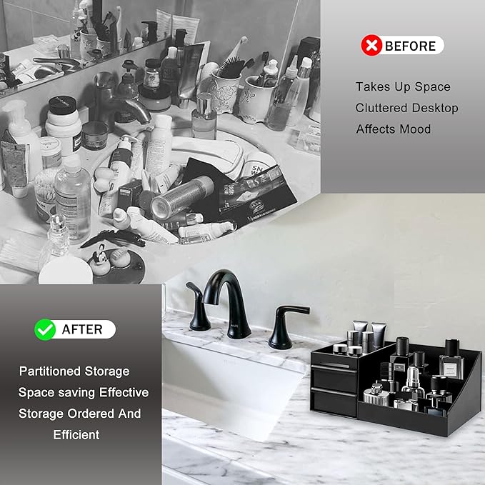 Mens Organizer,Cologne Organizer for Men,Perfume Organizer,Cologne Stand,Perfume Stand,Organizador de Perfumes,Bathroom Countertop Storage,Shelf for Bathroom Counter,Easter Gifts for Men