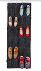 for Bilpa Shoe Organizer, Over The Door Hanging Closet Rack, 24 Large Mesh Pockets