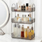 Bathroom Counter Organizer, Makeup Organizer for Vanity, Skincare Organizers Shelf - Tierd Perfume Organizer for Bathroom Dresser Vanity (Misty Gray, 3-Tier)
