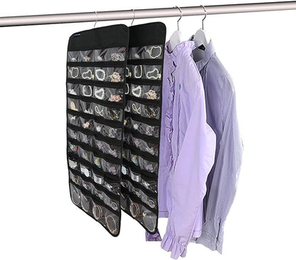 BB Brotrade Hanging Jewelry Organizer,Accessories Organizer,80 Pocket Organizer for Holding Jewelries