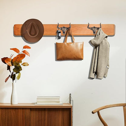 Cowboy Hat Rack for Wall,3 Pack Modern Metal Cast Iron Cowboy Hat Holder Cowgirl Hat Hanger Western Wall Decor Hat Hooks