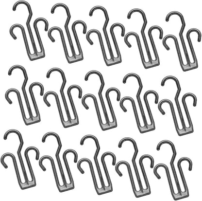 OUNONA 50pcs Multi-Functional Hanging Shoe Rack for Travel and Home Use Portable Slipper Hanger for Sandals and Shoes Lightweight Organizer for Drying Outdoor and Indoor Settings